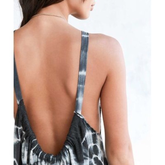 Uo Ecote Hazelene Dip-Dye Jersey Dress - Picture 3 of 8